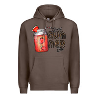 Coffee summer Premium Hoodie - CowhideDigitalArt