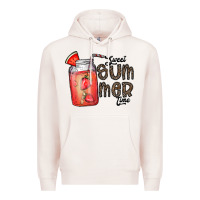Pale Pink summer Premium Hoodie - CowhideDigitalArt