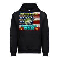 Black fishing dad like a regular but cooler Urban Hoodie - HRA Design Shop