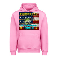 Fuchsia Pink fishing dad like a regular but cooler Urban Hoodie - HRA Design Shop