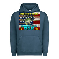 Pigment Midnight Navy fishing dad like a regular but cooler Urban Hoodie - HRA Design Shop