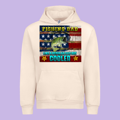 Fishing Dad Like A Regular But Cooler Urban Hoodie Designed By Hra Design Shop