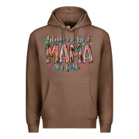 Chestnut glitter and dirt mama of both Premium Hoodie - RacoonDesign