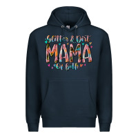 Navy glitter and dirt mama of both Premium Hoodie - RacoonDesign