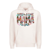 Pale Pink glitter and dirt mama of both Premium Hoodie - RacoonDesign