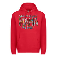 Red glitter and dirt mama of both Premium Hoodie - RacoonDesign
