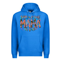 True Royal glitter and dirt mama of both Premium Hoodie - RacoonDesign