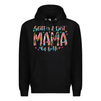 Black glitter and dirt mama of both Premium Hoodie - RacoonDesign