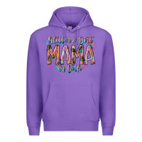 Purple glitter and dirt mama of both Premium Hoodie - RacoonDesign