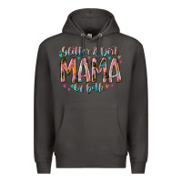Smoke glitter and dirt mama of both Premium Hoodie - RacoonDesign