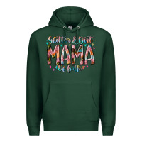 Sports Green glitter and dirt mama of both Premium Hoodie - RacoonDesign