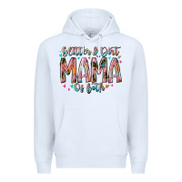 White glitter and dirt mama of both Premium Hoodie - RacoonDesign