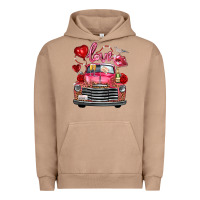 Pigment Burro valentine's day truck love bird letter Urban Hoodie - FaDigitalArtStudio