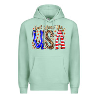 Seafoam god bless the usa Premium Hoodie - RacoonDesign