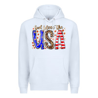 White god bless the usa Premium Hoodie - RacoonDesign