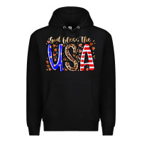 Black god bless the usa Premium Hoodie - RacoonDesign