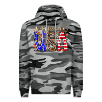 Slate Camo god bless the usa Premium Hoodie - RacoonDesign