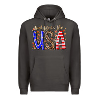 Smoke god bless the usa Premium Hoodie - RacoonDesign
