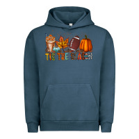 Pigment Midnight Navy tis the season Urban Hoodie - RacoonDesign