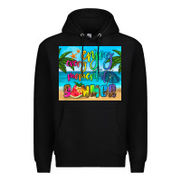 Black enjoy every moment of summer Premium Hoodie - HRA Design Shop