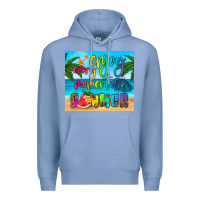 Colony Blue enjoy every moment of summer Premium Hoodie - HRA Design Shop