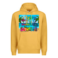 Mustard enjoy every moment of summer Premium Hoodie - HRA Design Shop