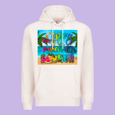 Enjoy Every Moment Of Summer Premium Hoodie Designed By Hra Design Shop