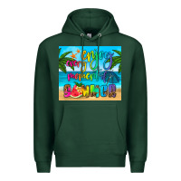 Sports Green enjoy every moment of summer Premium Hoodie - HRA Design Shop