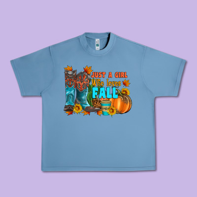 Jusa A Girl Who Loves Fall Urban Heavy Tee Designed By Artiststas