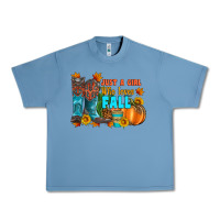 Pebble Blue jusa a girl who loves fall Urban Heavy Tee - Artiststas