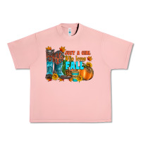 Salmon jusa a girl who loves fall Urban Heavy Tee - Artiststas
