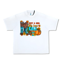 White jusa a girl who loves fall Urban Heavy Tee - Artiststas