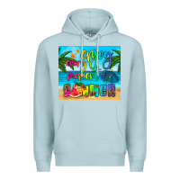 Blue Mist enjoy every moment of summer Premium Hoodie - HRA Design Shop