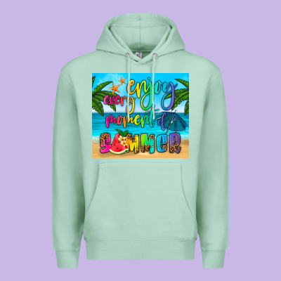 Enjoy Every Moment Of Summer Premium Hoodie Designed By Hra Design Shop