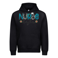 Black Nurse life Urban Hoodie - CowhideDigitalArt