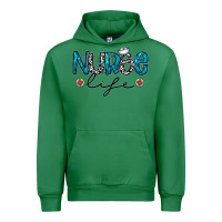 Emerald Nurse life Urban Hoodie - CowhideDigitalArt