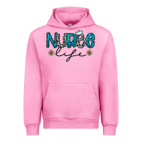 Fuchsia Pink Nurse life Urban Hoodie - CowhideDigitalArt