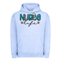 Pigment Grape Ice Nurse life Urban Hoodie - CowhideDigitalArt