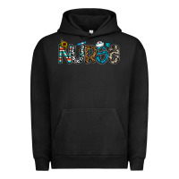 Pigment Black nurse Urban Hoodie - CowhideDigitalArt