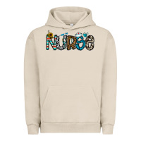 Pigment French Oak nurse Urban Hoodie - CowhideDigitalArt