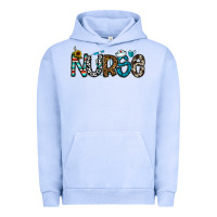 Pigment Grape Ice nurse Urban Hoodie - CowhideDigitalArt