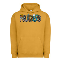 Pigment Peanut Butter nurse Urban Hoodie - CowhideDigitalArt