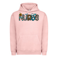 Pigment Salmon nurse Urban Hoodie - CowhideDigitalArt