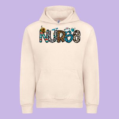 Nurse Urban Hoodie Designed By Cowhidedigitalart