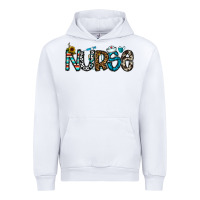 White nurse Urban Hoodie - CowhideDigitalArt