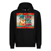 Black drink in my hand toes in the sand tumbler Premium Hoodie - HRA Design Shop