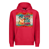 Cardinal drink in my hand toes in the sand tumbler Premium Hoodie - HRA Design Shop