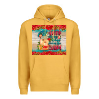Mustard drink in my hand toes in the sand tumbler Premium Hoodie - HRA Design Shop