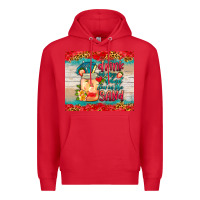 Red drink in my hand toes in the sand tumbler Premium Hoodie - HRA Design Shop