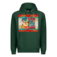Sports Green drink in my hand toes in the sand tumbler Premium Hoodie - HRA Design Shop